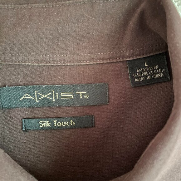 A[X]ist Silk Touch Short Sleeve Button Down Size Large - Picture 2 of 3